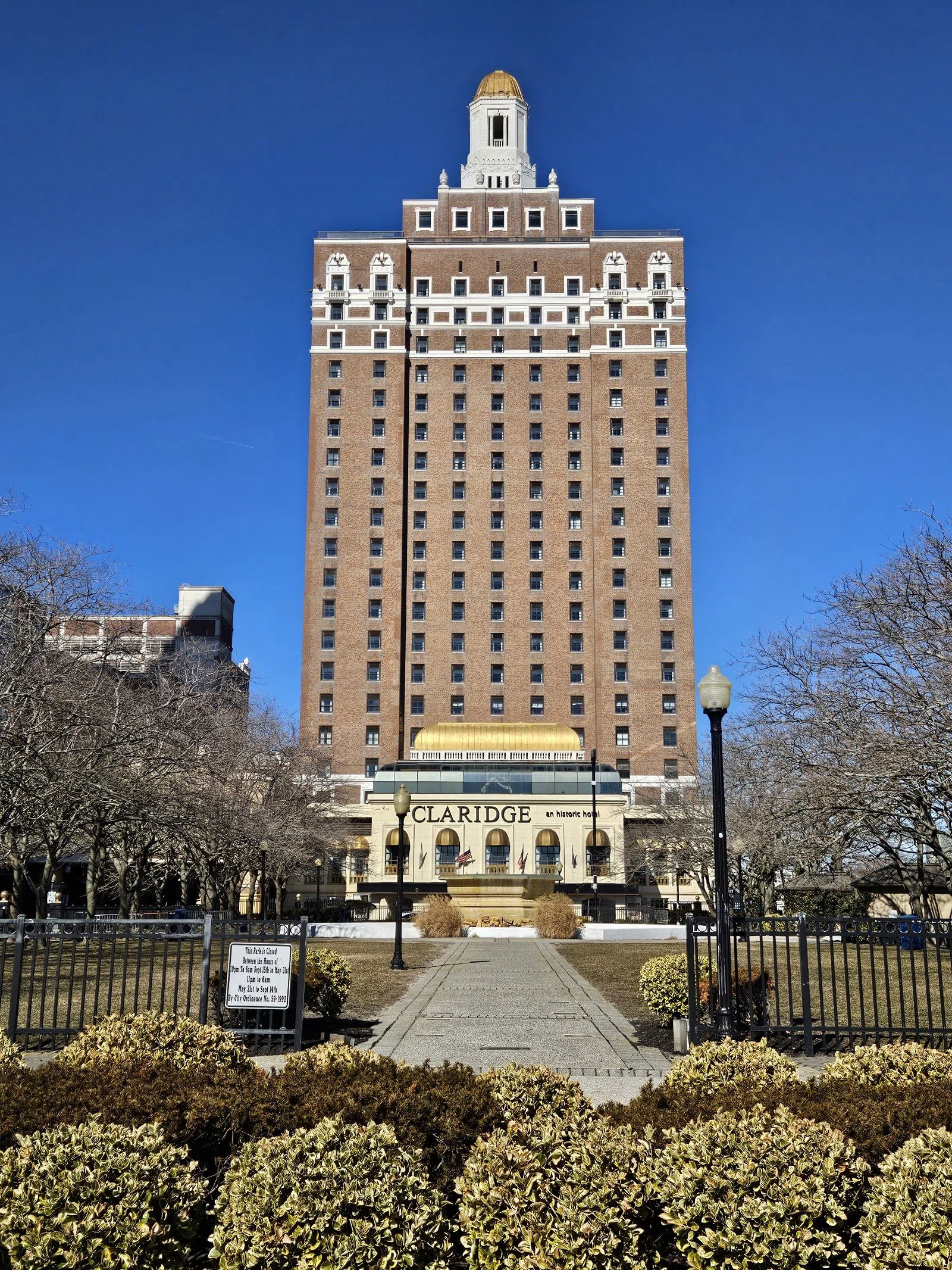 The Claridge Hotel, Atlantic City